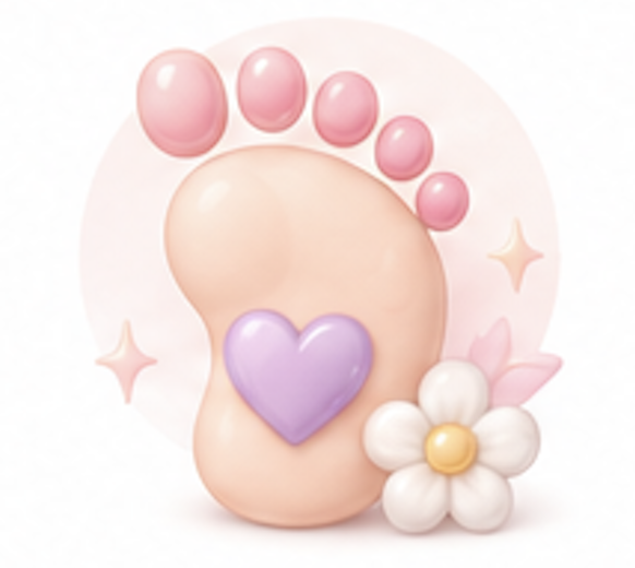 Logo de pedicure semipermanente Glowli Studio